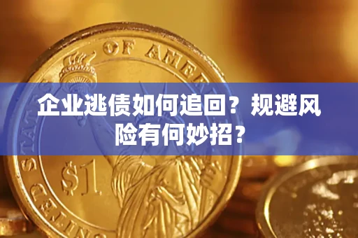 北京企业逃债如何追回？规避风险有何妙招？