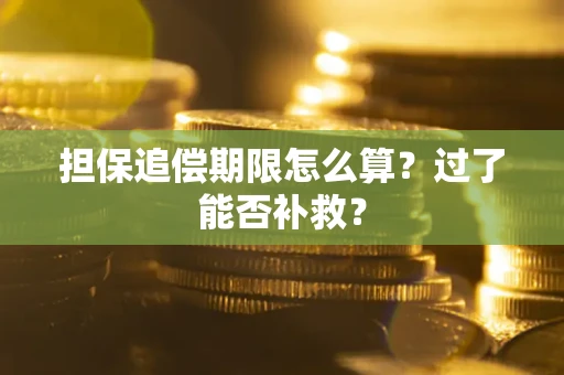 北京担保追偿期限怎么算？过了能否补救？